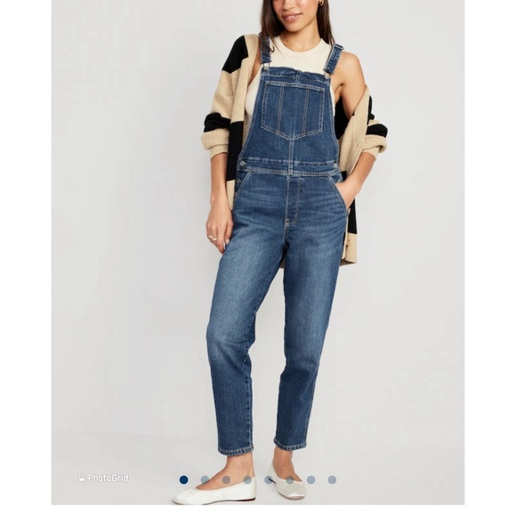 Old Navy OG Straight Workwear Jean Overalls 4 - Picture 9 of 11